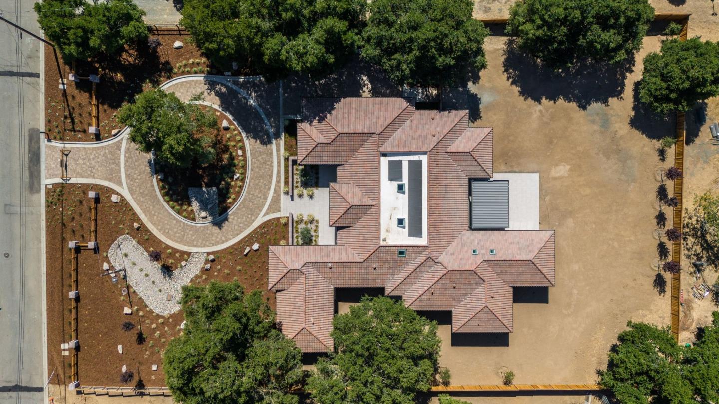 18521 Vessing Road Saratoga, CA 95070 - Photo 4 of 36 an aerial view of a house with a yard