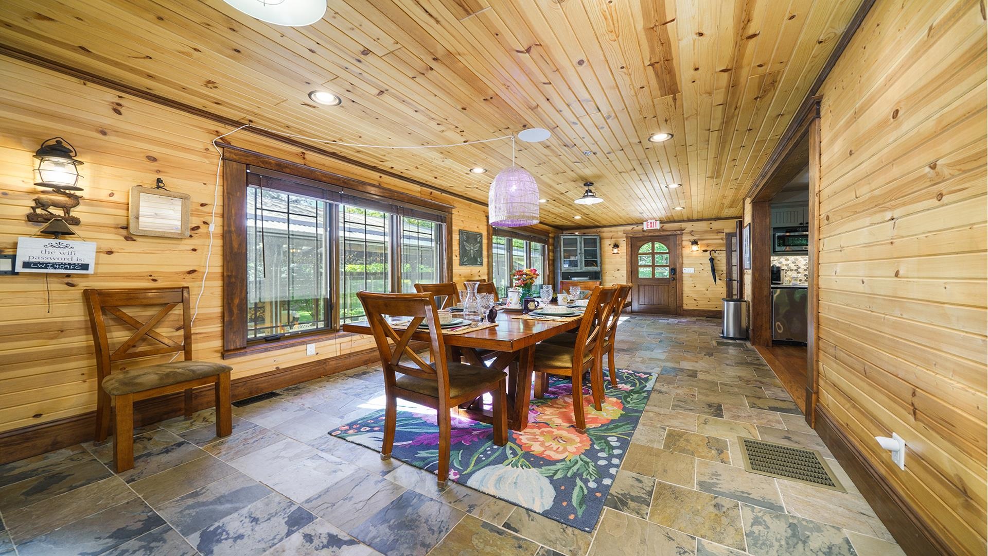 409 North State Street Franklin Grove, IL 61031 - Photo 21 of 98 a view of a dining room with furniture window and outside view