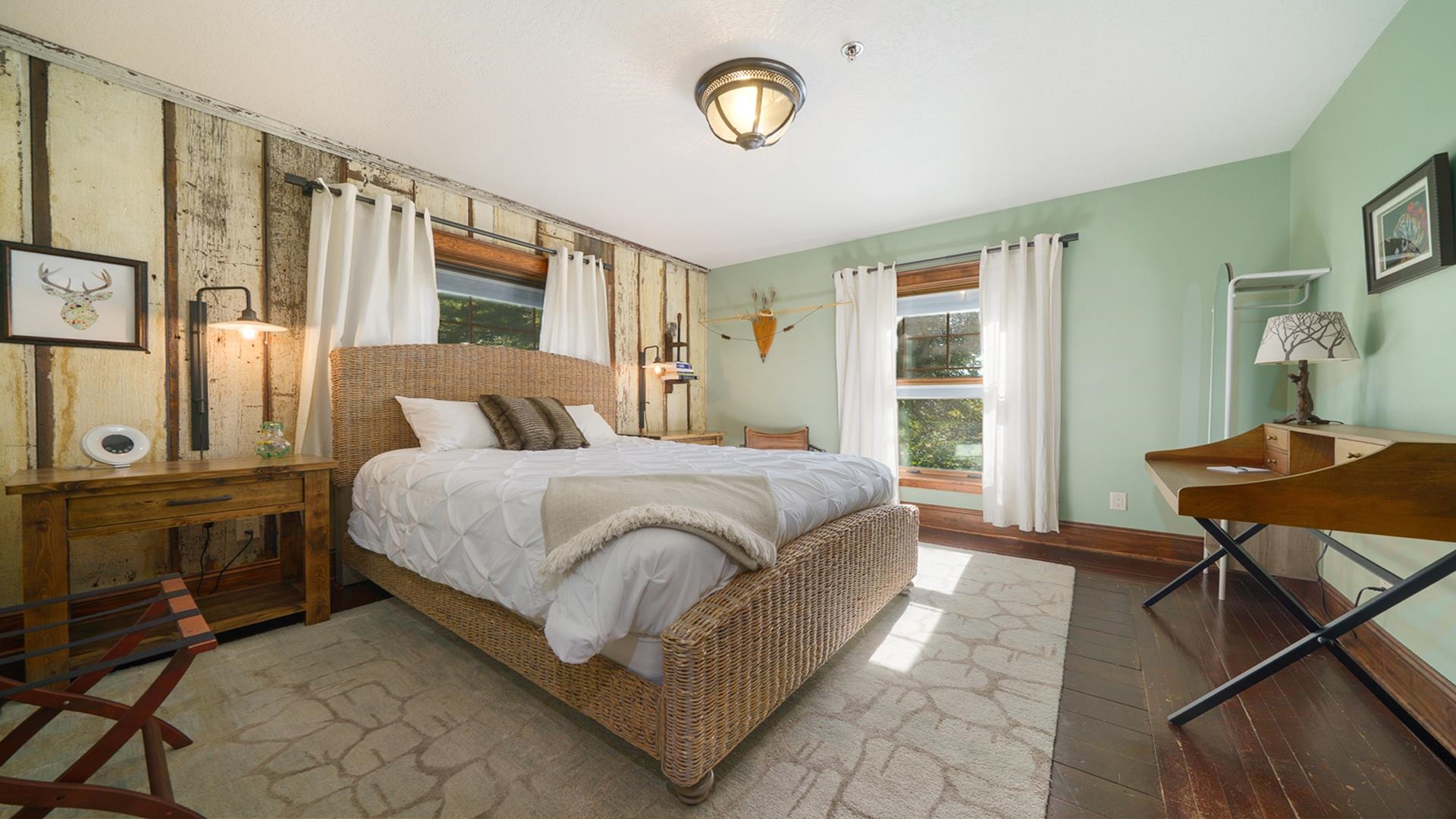409 North State Street Franklin Grove, IL 61031 - Photo 46 of 98 a bedroom with a bed window and a table