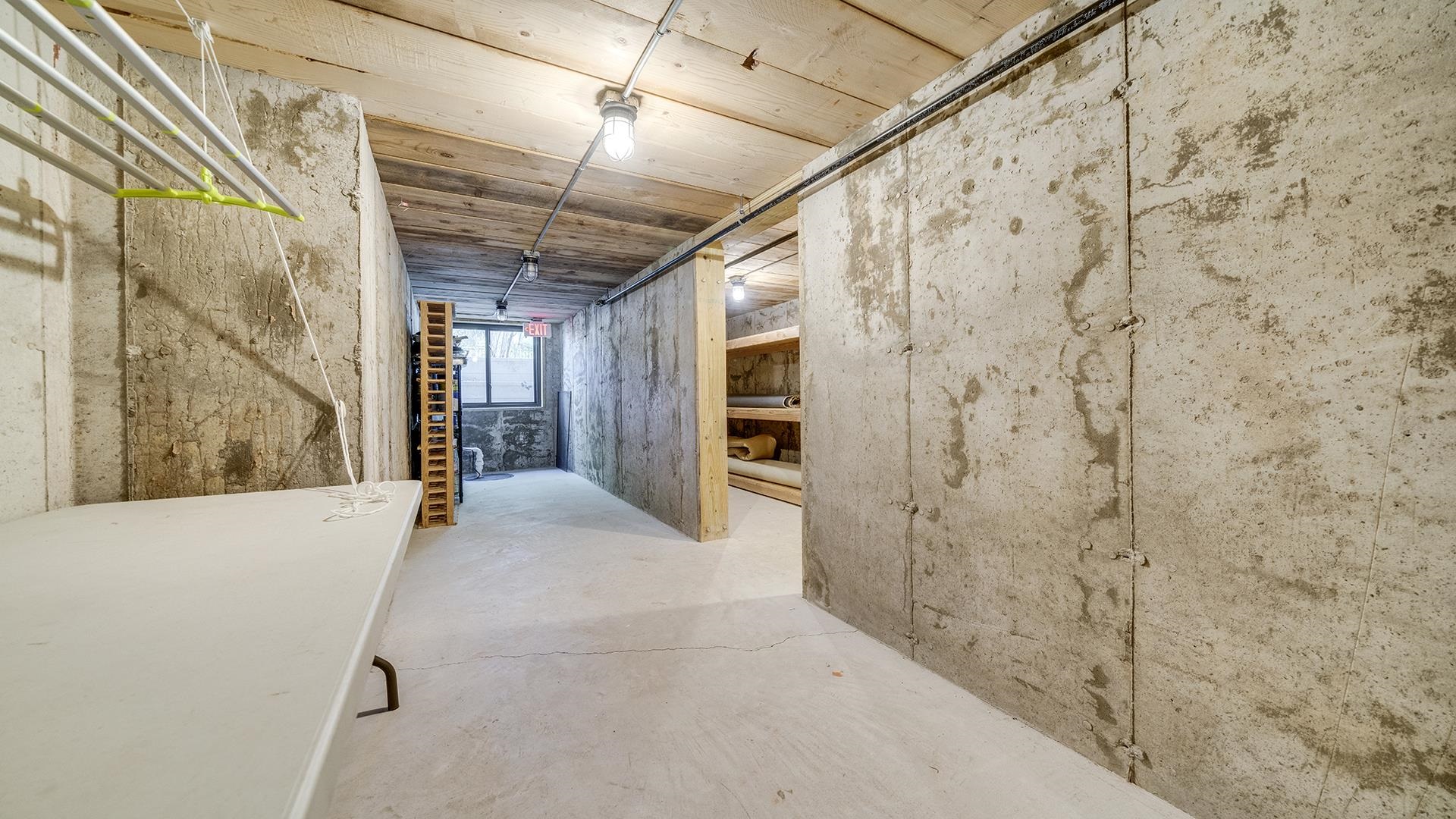 409 North State Street Franklin Grove, IL 61031 - Photo 63 of 98 a view of a hallway with wooden walls