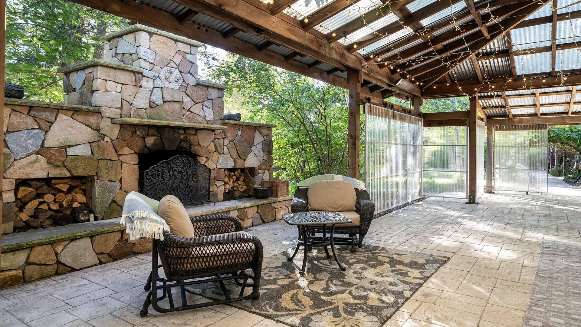 409 North State Street Franklin Grove, IL 61031 - Photo 77 of 98 a outdoor space view with a sitting space