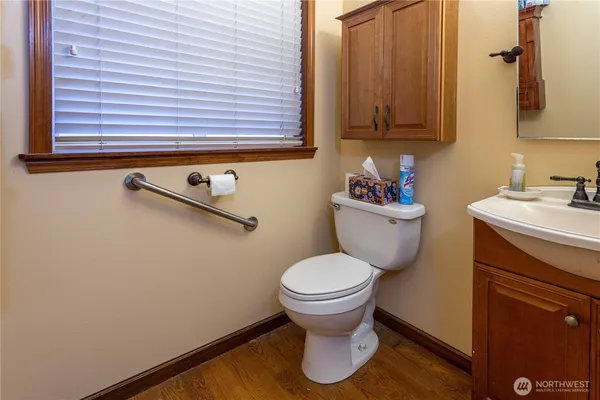 a bathroom with a sink and a toilet