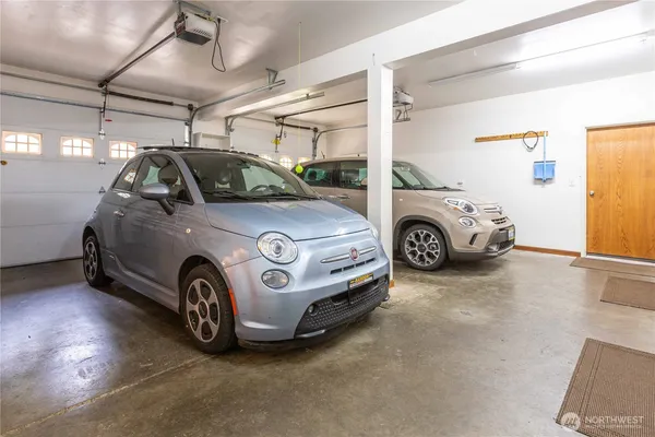 a view of car garage