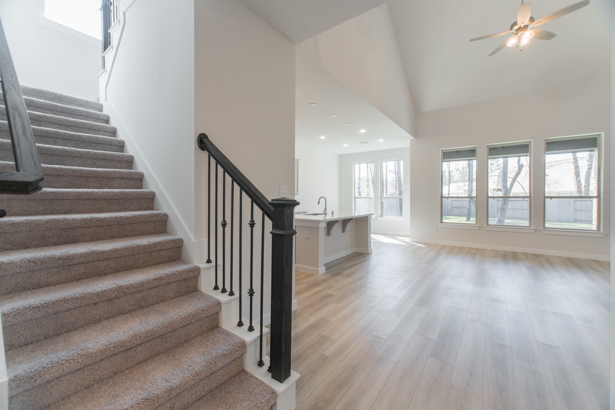 17138 Crimson Crest Drive Conroe, TX 77302 - Photo 30 of 50 a view of an entryway with wooden floor