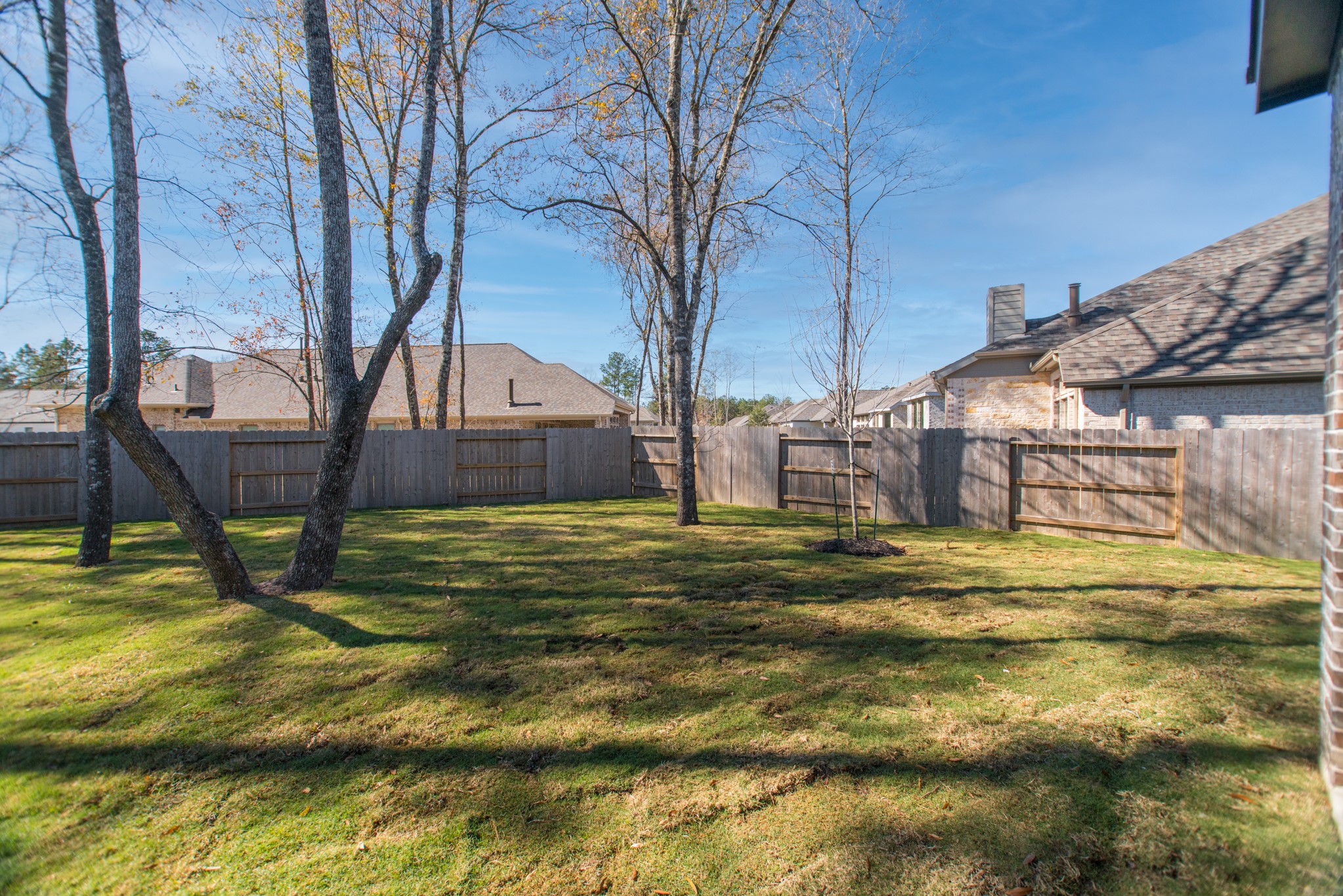 17138 Crimson Crest Drive Conroe, TX 77302 - Photo 41 of 50 a swimming pool with some trees in the background
