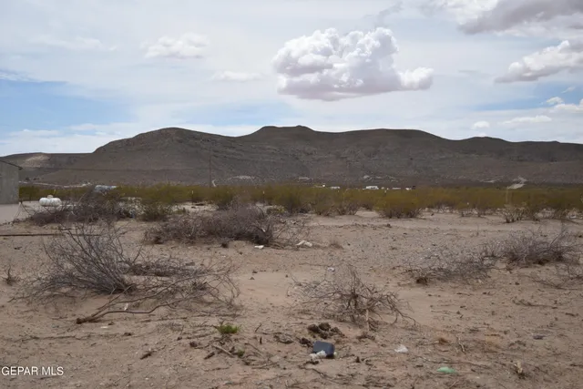 a view of an outdoor space with mountain view