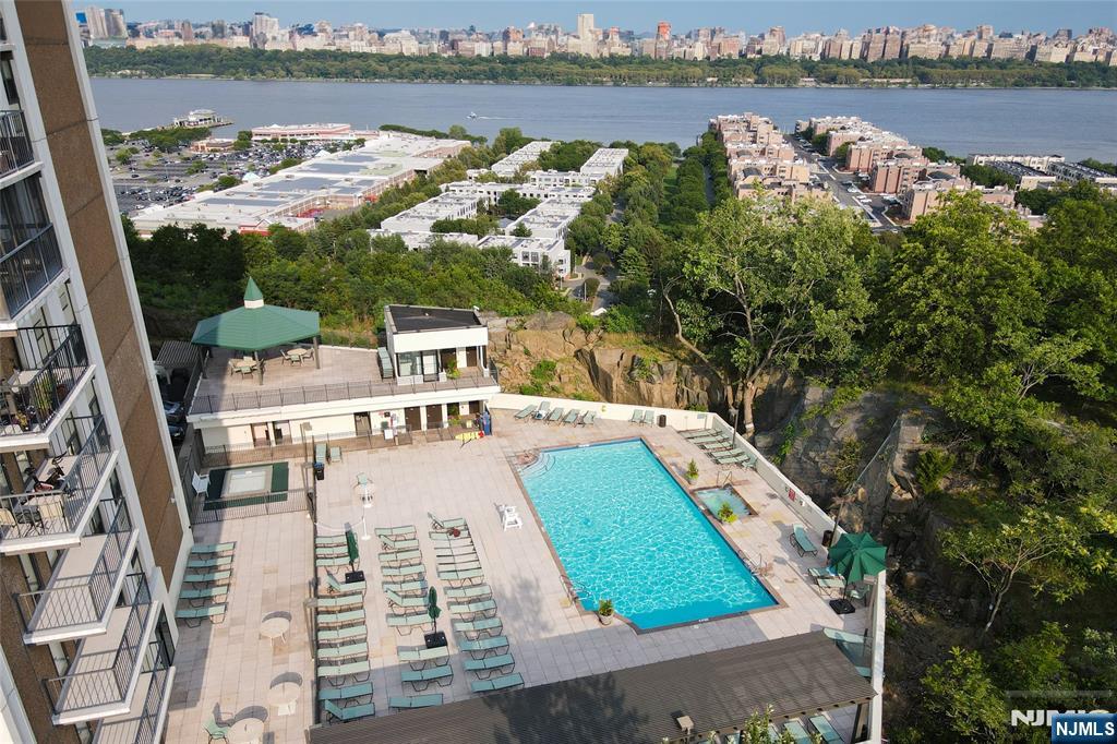 250 Gorge Road, Unit 14J Cliffside Park, NJ 07010 - Photo 43 of 45 a view of a city with an ocean view