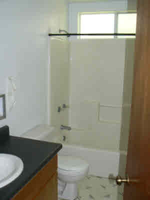 18-8023 North Kulani Road Mountain View, HI 96771 - Photo 9 of 9 a bathroom with a granite countertop sink toilet and shower