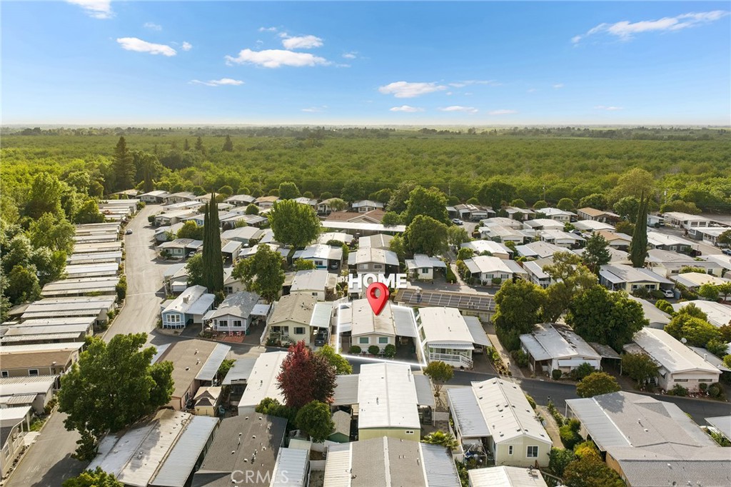 1901 Dayton, Unit 128 Chico, CA 95928 - Photo 37 of 44 an aerial view of residential building with parking space