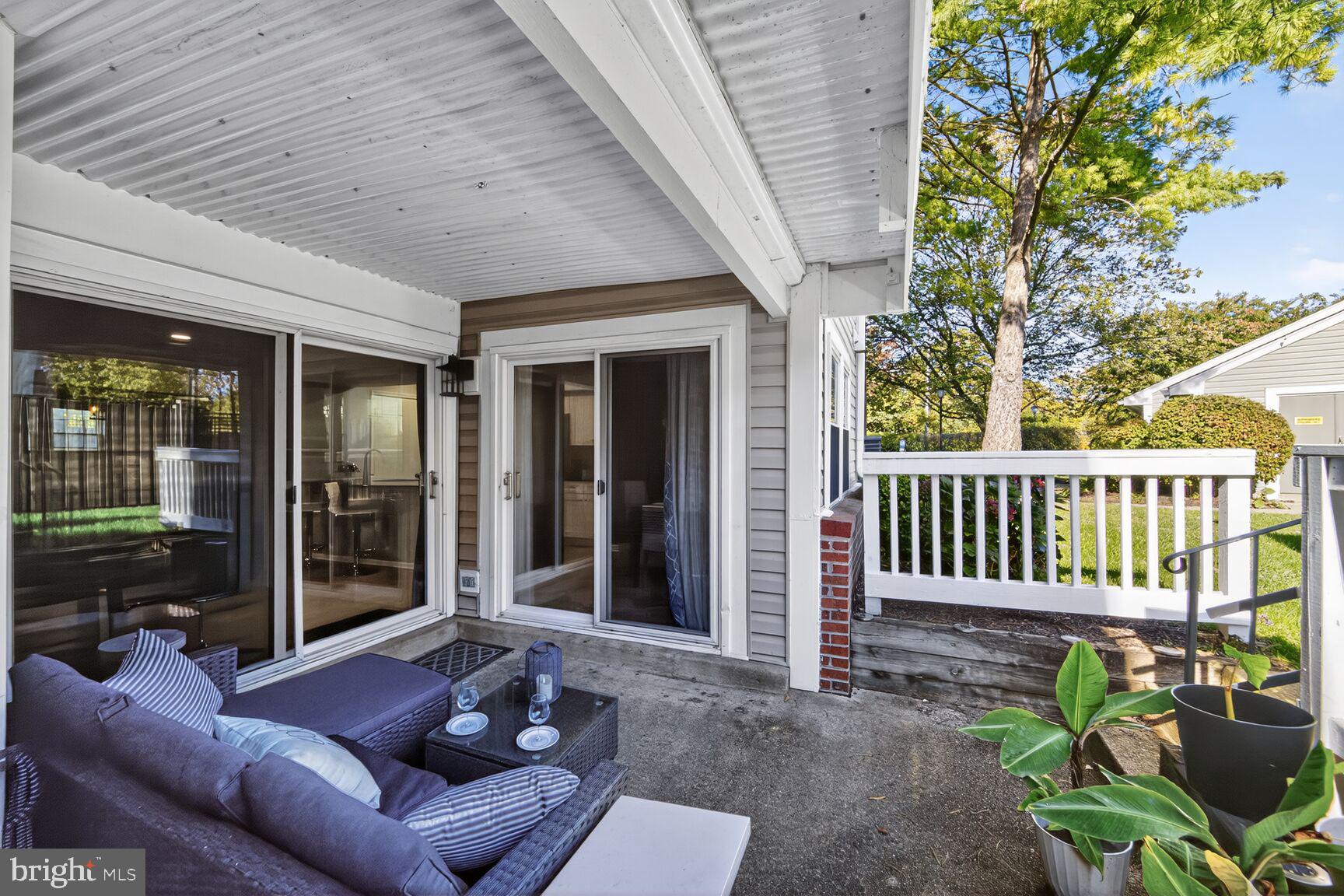 4519 28th Road South, Unit A Arlington, VA 22206 - Photo 18 of 33 a view of a porch with furniture