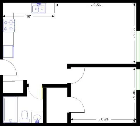 $825 | 124 East Summit Avenue, Fergus Falls, MN 56537