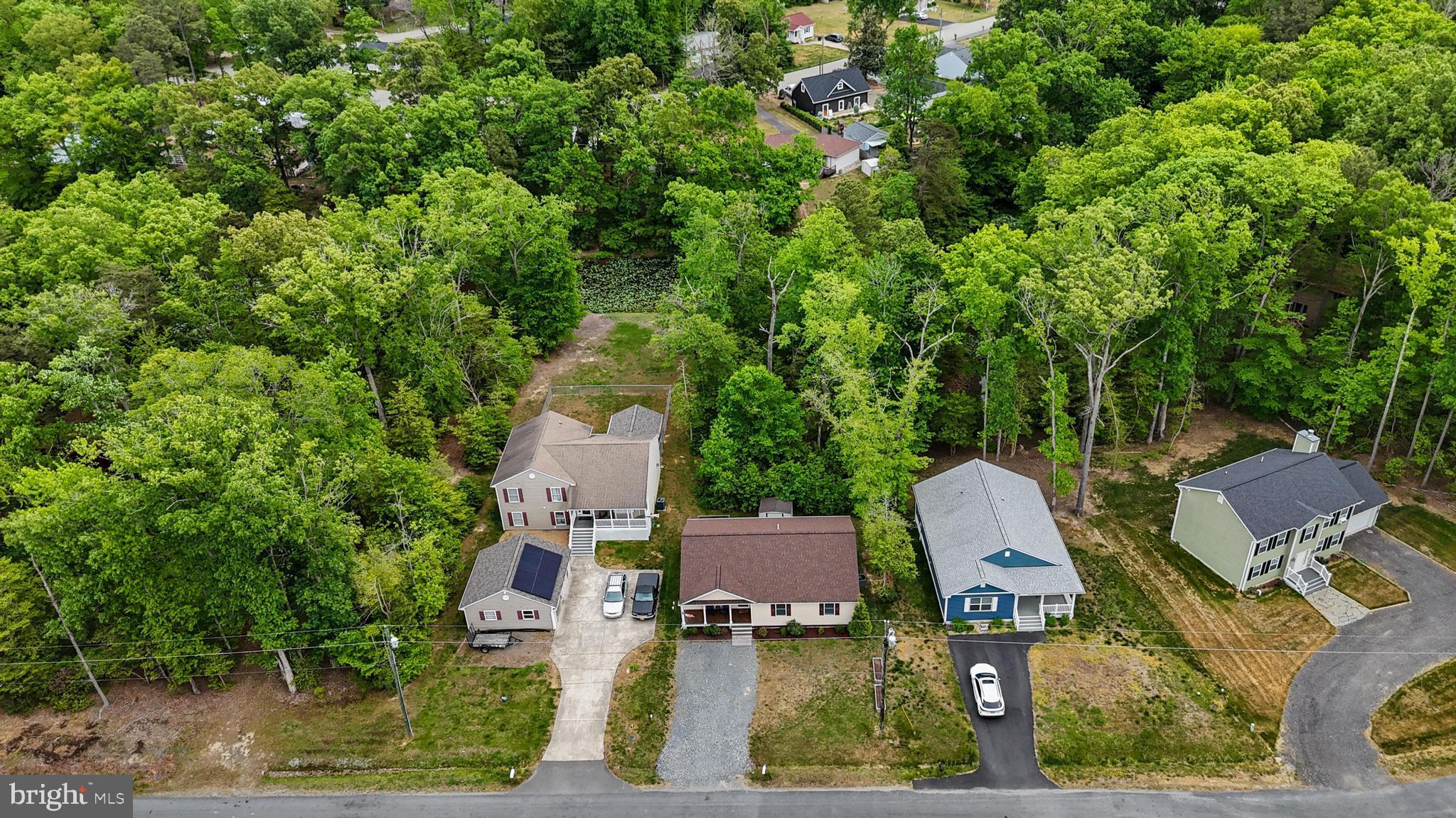 32 Placid Road Colonial Beach, VA 22443 - Photo 39 of 54 an aerial view of residential houses with outdoor space