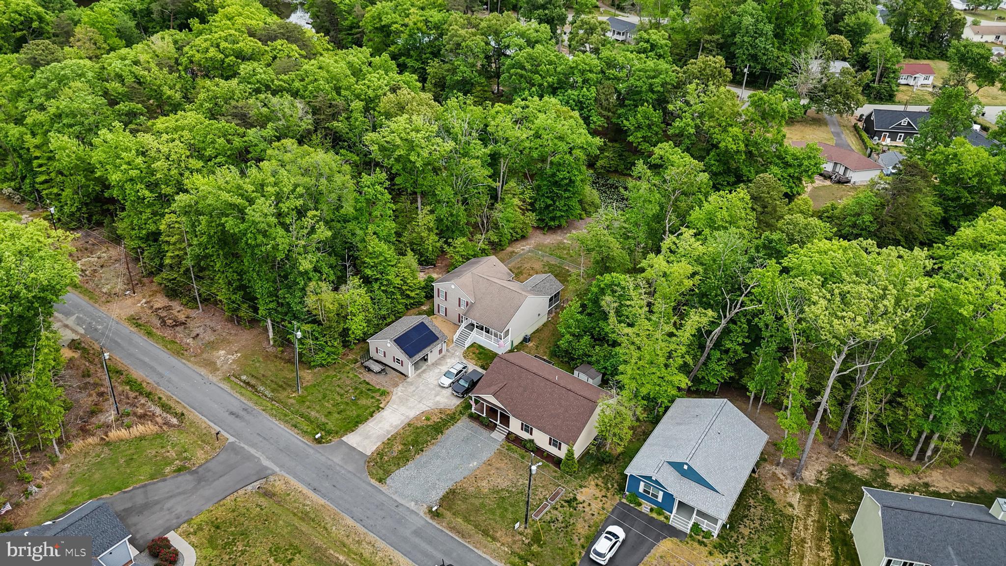 32 Placid Road Colonial Beach, VA 22443 - Photo 41 of 54 an aerial view of house with yard