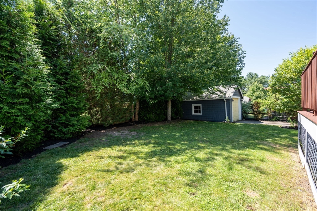 27 Frothingham Street Milton, MA 02186 - Photo 29 of 32 a view of a backyard with large trees