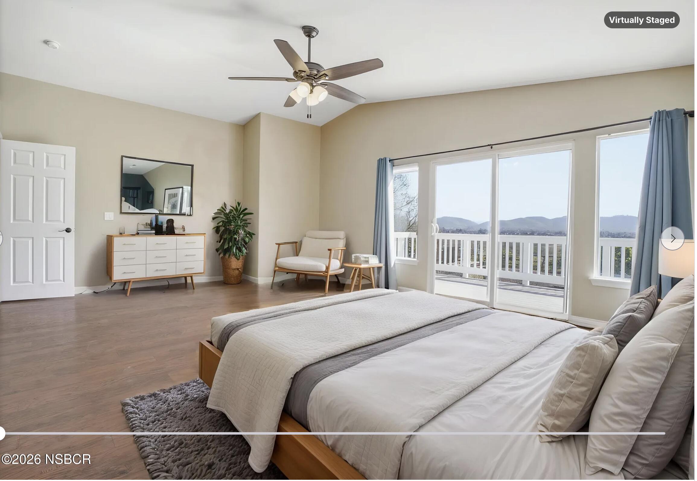 280 Rinconcito Lompoc, CA 93436 - Photo 19 of 39 a bedroom with a large bed and a window