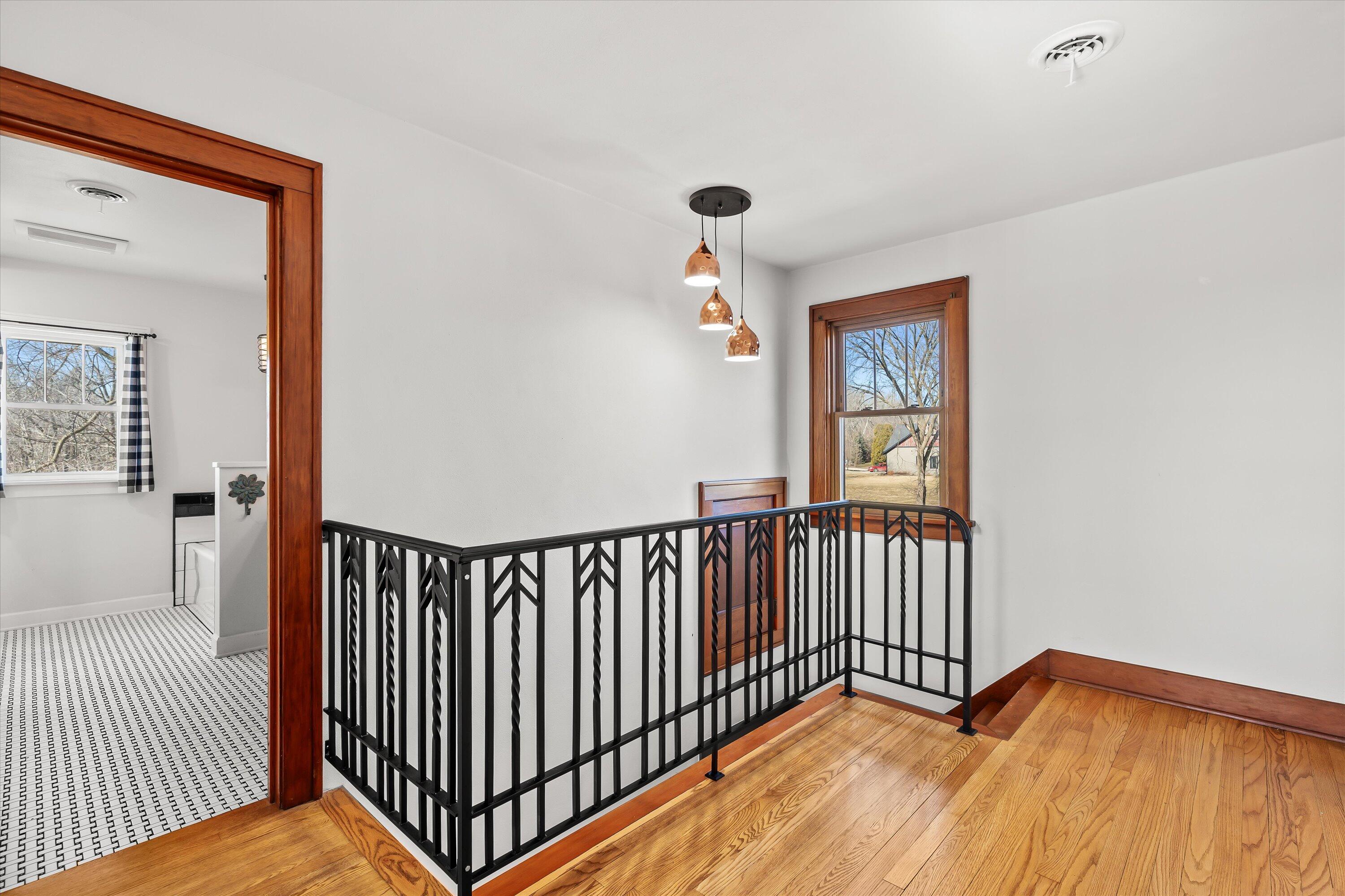 N7243 North Crystal Lake Road Beaver Dam, WI 53916 - Photo 18 of 46 Original Railing from 1940's