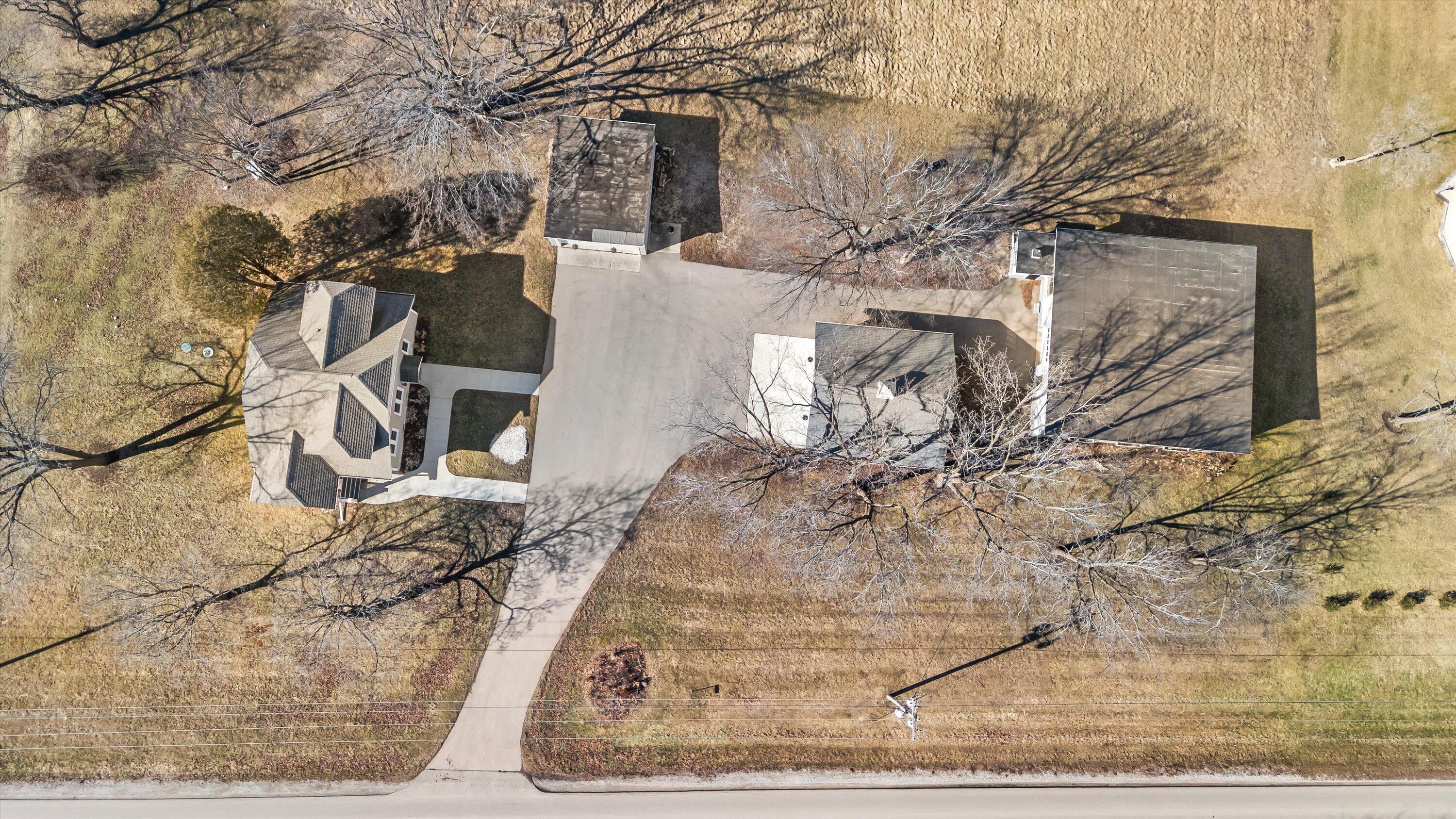 N7243 North Crystal Lake Road Beaver Dam, WI 53916 - Photo 46 of 46 Birds Eye View of Property