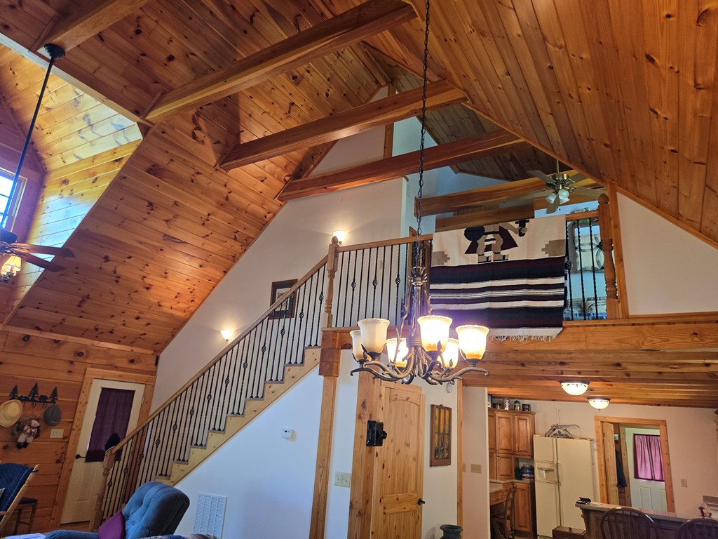 586 Laurel Haven Road Hayesville, NC 28904 - Photo 21 of 34 a view of entryway with a front door