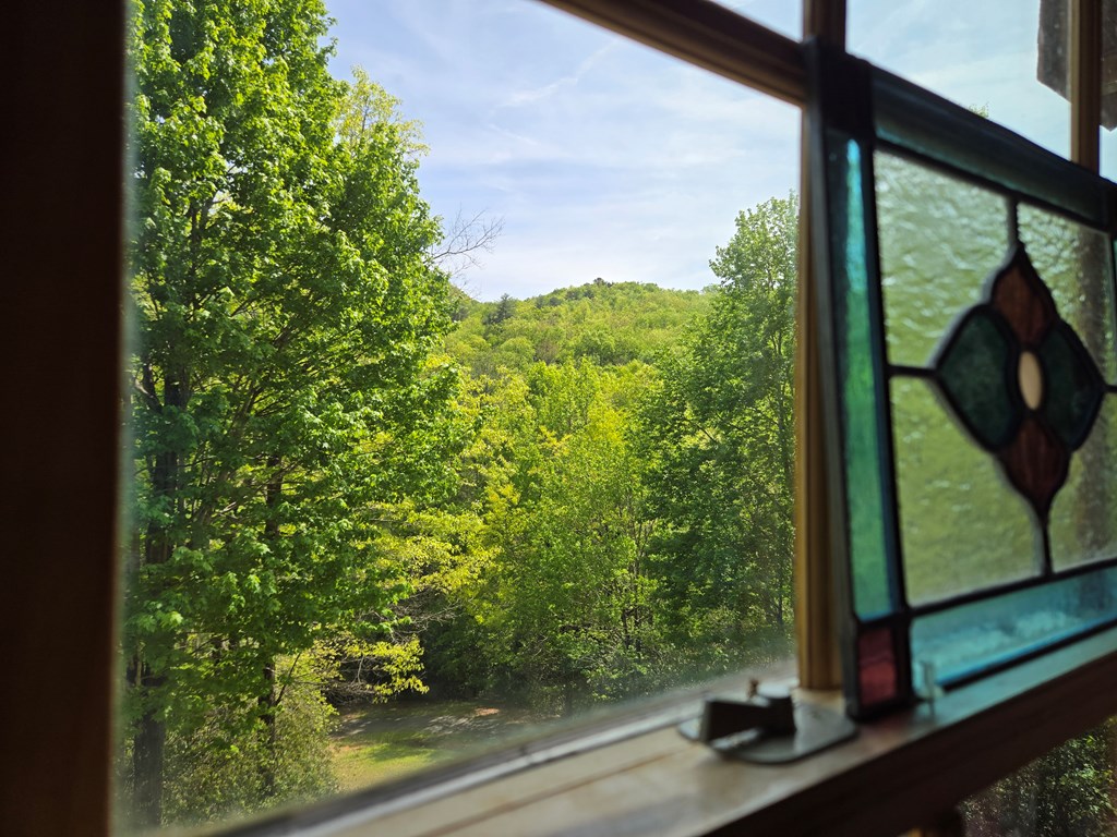586 Laurel Haven Road Hayesville, NC 28904 - Photo 29 of 34 a view of a yard from a window