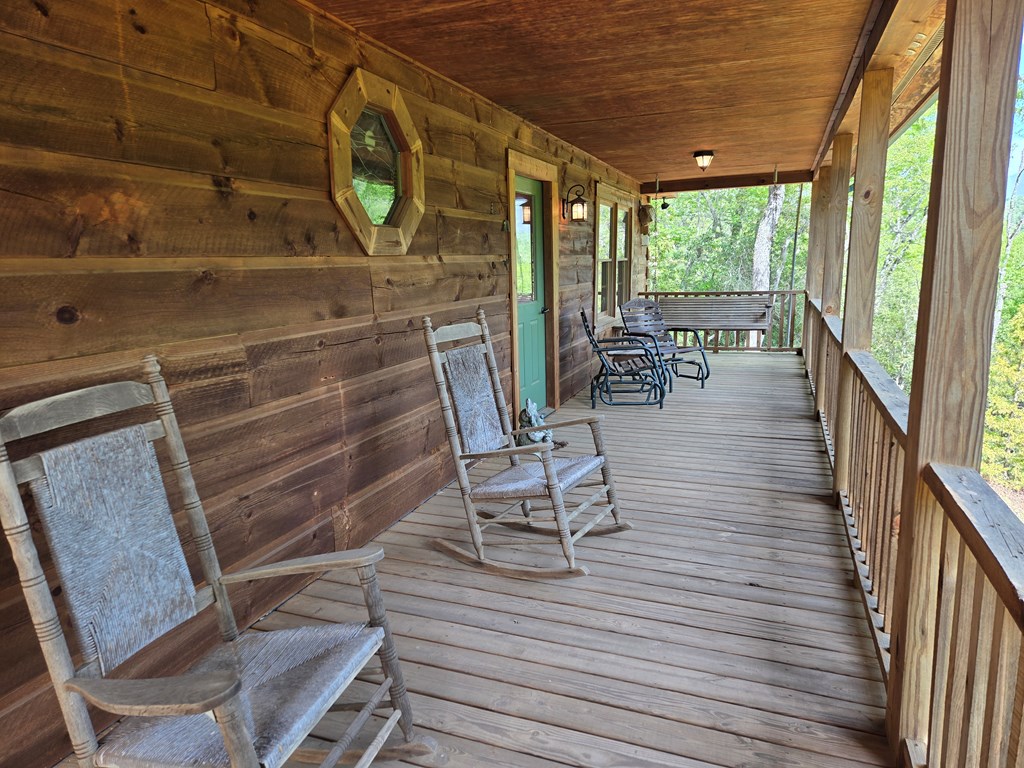586 Laurel Haven Road Hayesville, NC 28904 - Photo 7 of 34 a view of outdoor space with seating space