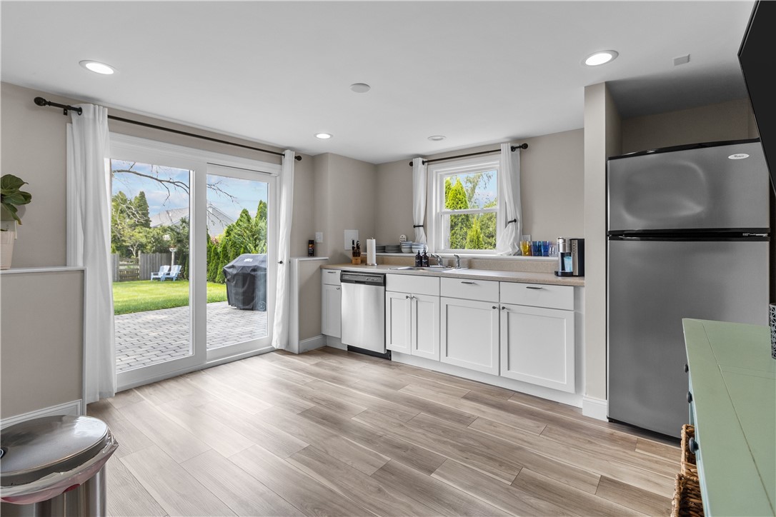 57 Allston Avenue Middletown, RI 02842 - Photo 32 of 45 First Floor Kitchenette with sliders to patio
