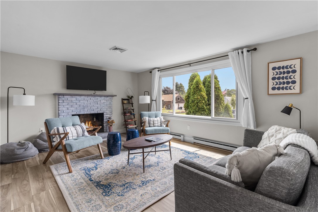 57 Allston Avenue Middletown, RI 02842 - Photo 4 of 45 Living Room with Fireplace