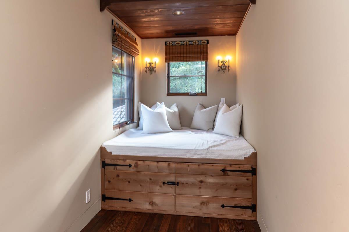1036 Los Trancos Road Portola Valley, CA 94028 - Photo 21 of 33 a bedroom with a bed and a window