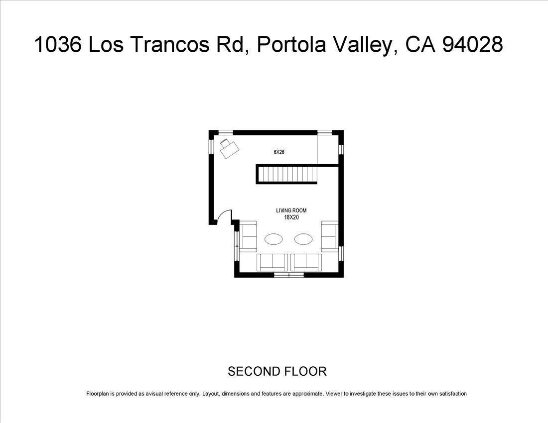 1036 Los Trancos Road Portola Valley, CA 94028 - Photo 30 of 33 a picture of a wall with white walls