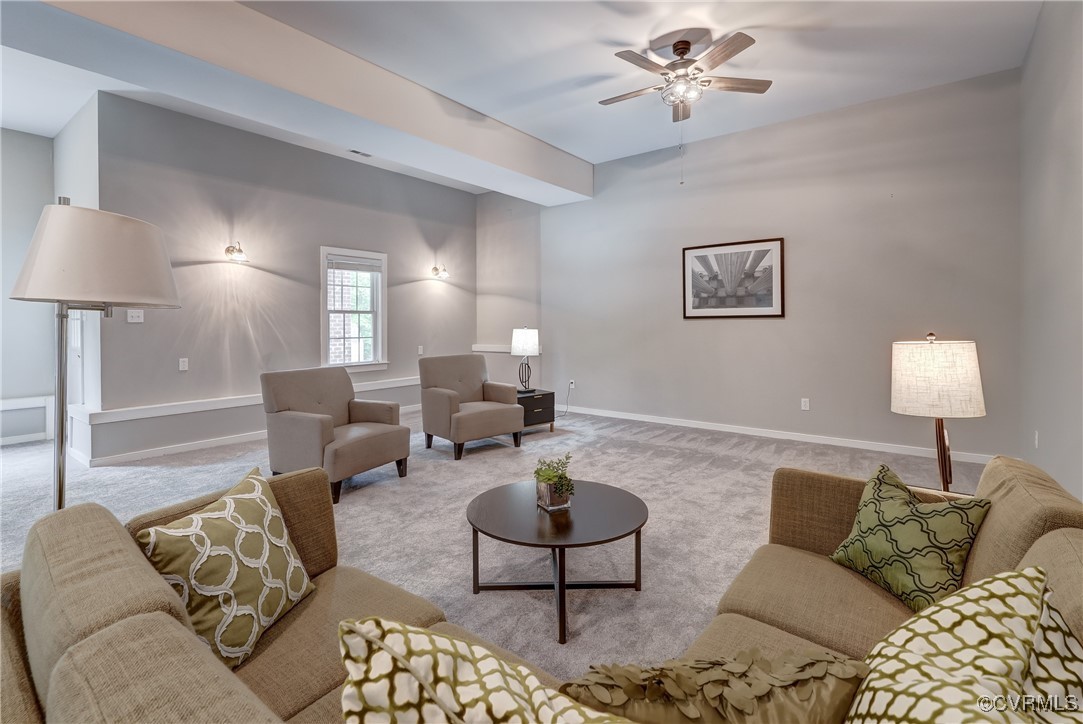 5501 Pine Needles Terrace Providence Forge, VA 23140 - Photo 36 of 50 a living room with furniture and a lamp