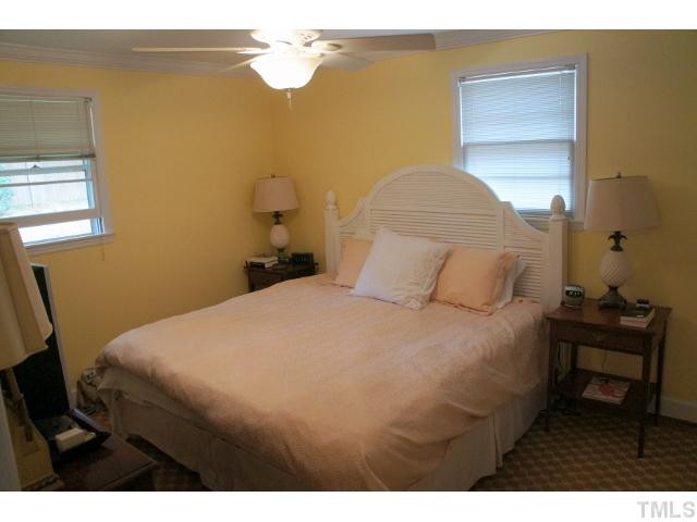 1301 Crabapple Lane Raleigh, NC 27607 - Photo 13 of 18 Bath with shower has been updated in master suite. Master Bedroom