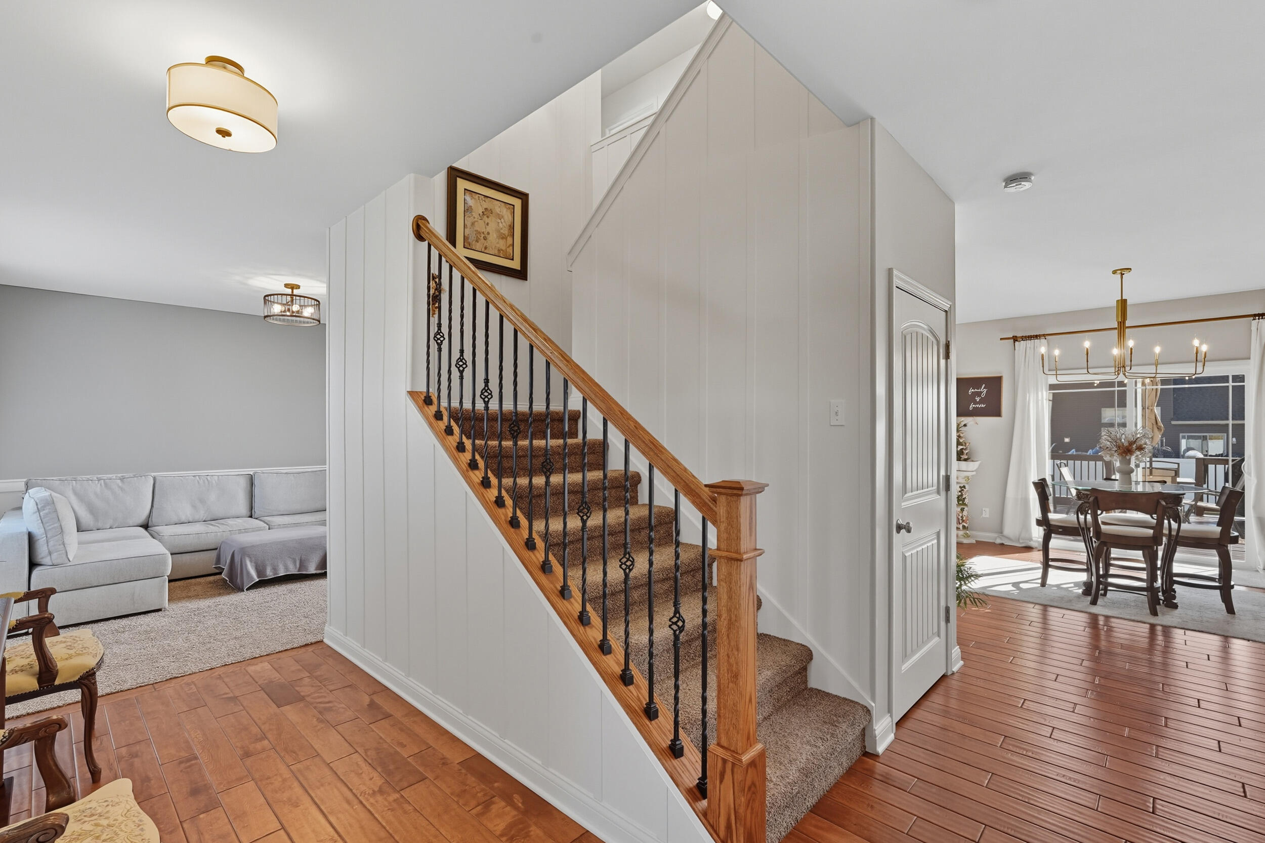 3353 Field Hawk Drive Valparaiso, IN 46383 - Photo 13 of 33 a view of livingroom with furniture and wooden floor