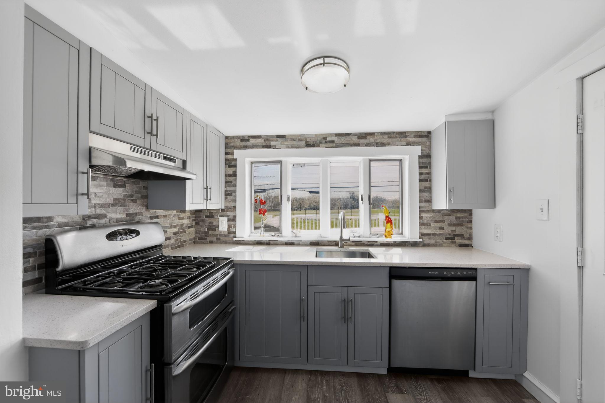 648 Dayton Road Bryn Mawr, PA 19010 - Photo 15 of 34 Updated Kitchen -Overlooking park