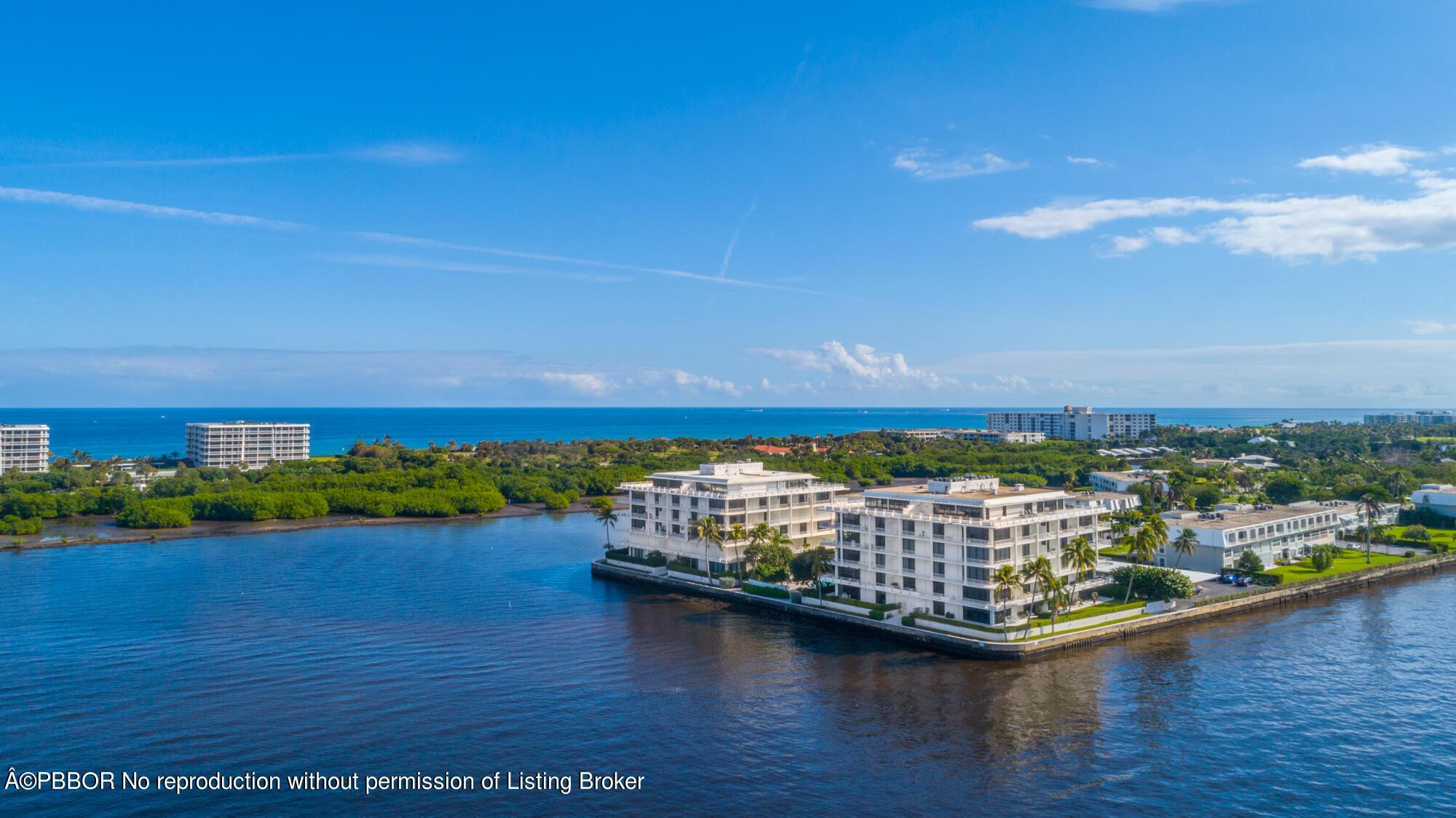 2150 Ibis Isle Road, Unit 17 Palm Beach, FL 33480 - Photo 46 of 55 a view of a lake with a big yard