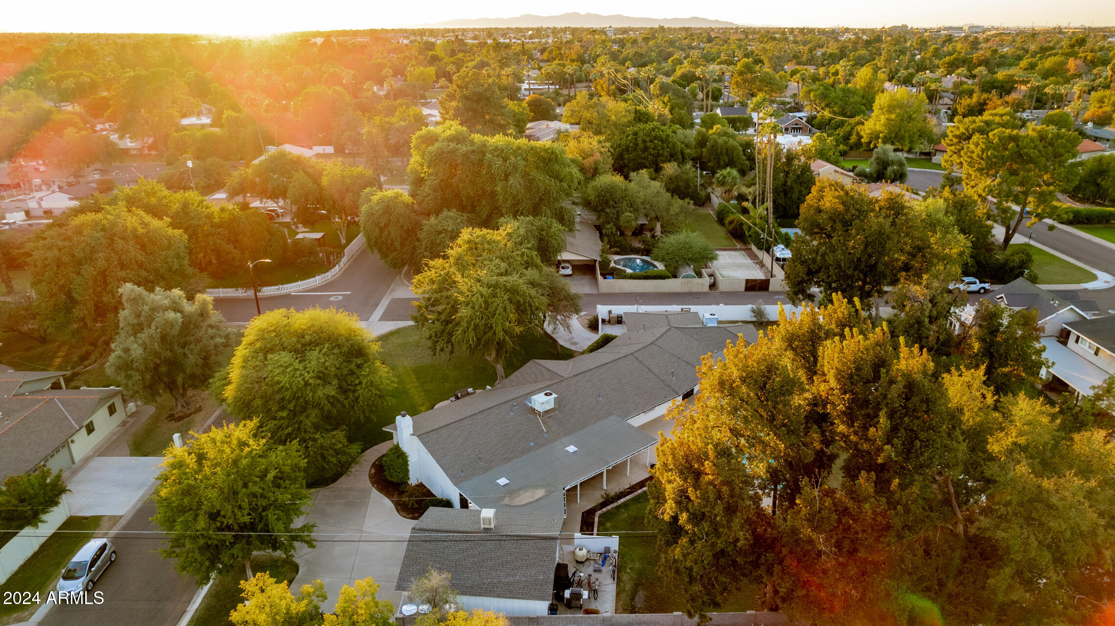 744 West Royal Palm Road Phoenix, AZ 85021 - Photo 56 of 65 an aerial view of residential houses with outdoor space
