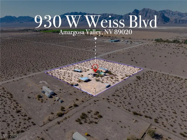 $319,000 | 930 West Weiss Boulevard, Amargosa Valley, NV 89020