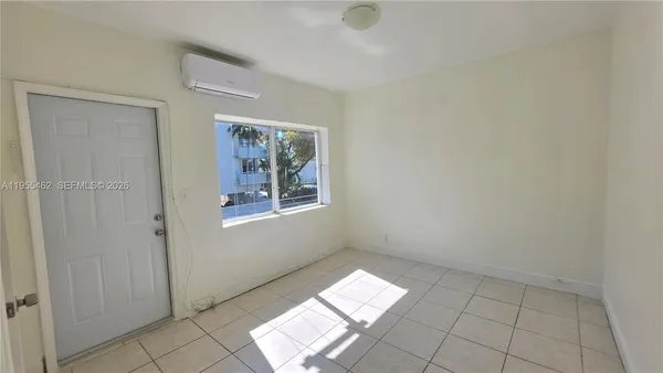 a view of a closet area