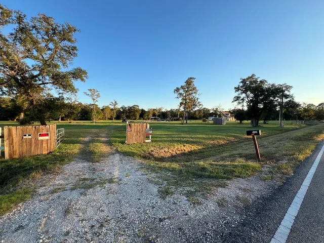 a view of a big yard