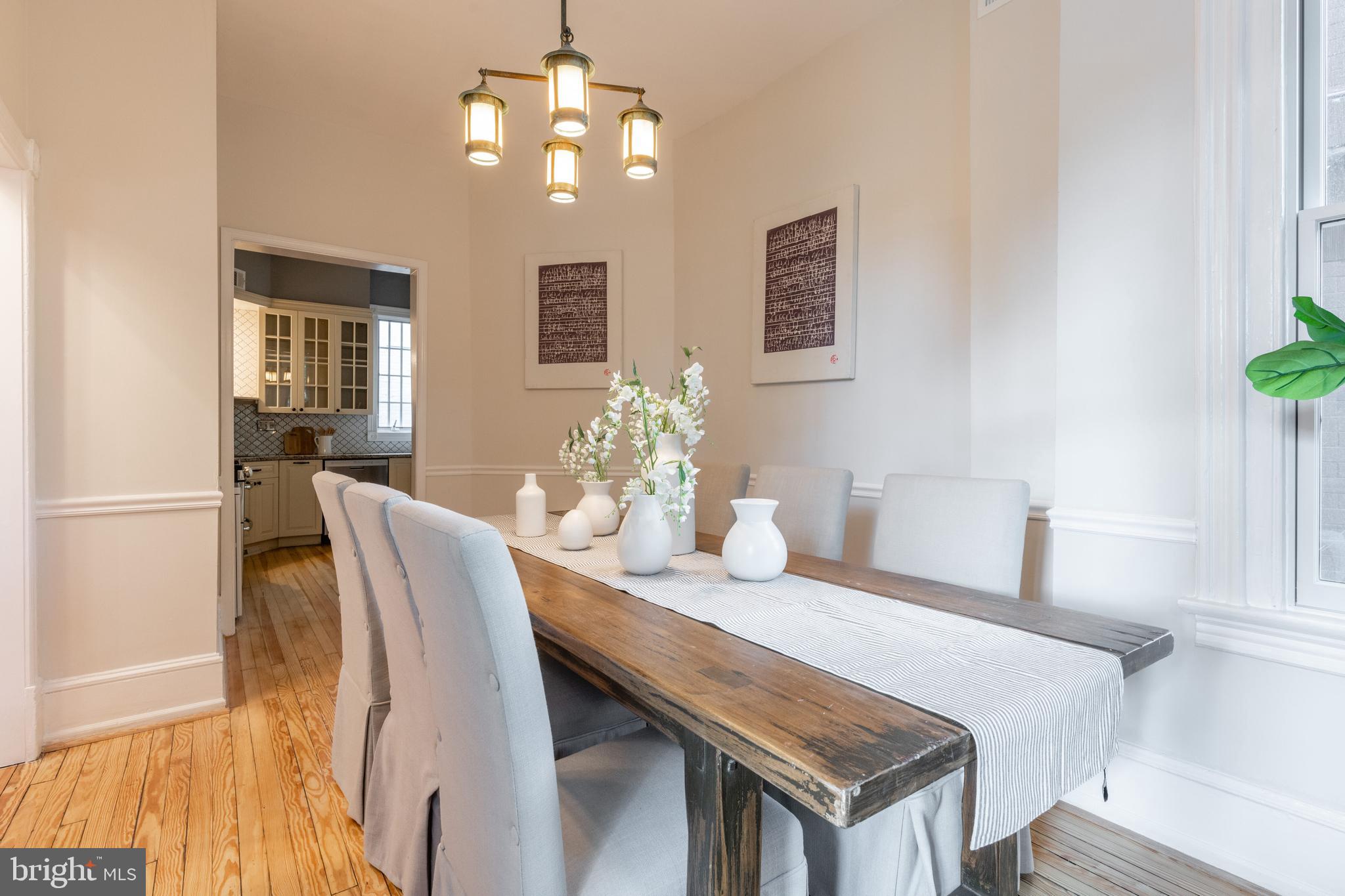 413 2nd Street Southeast Washington, DC 20003 - Photo 11 of 47 Convenient flow to kitchen