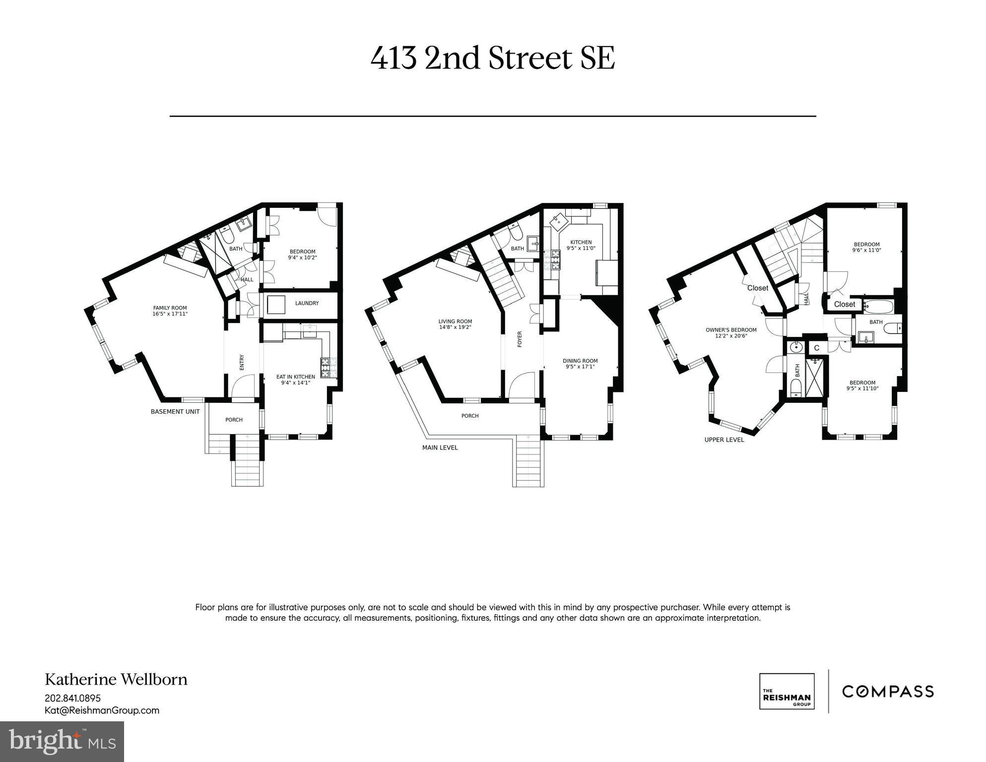 413 2nd Street Southeast Washington, DC 20003 - Photo 47 of 47 Floor Plans