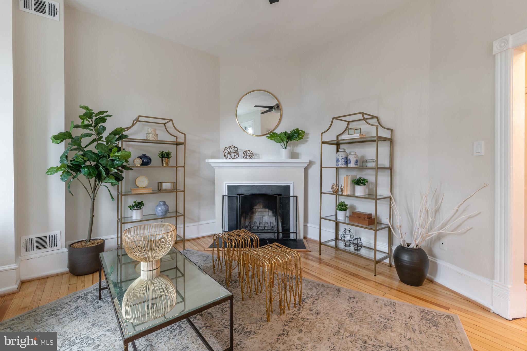 413 2nd Street Southeast Washington, DC 20003 - Photo 6 of 47 Charming wood burning fireplace