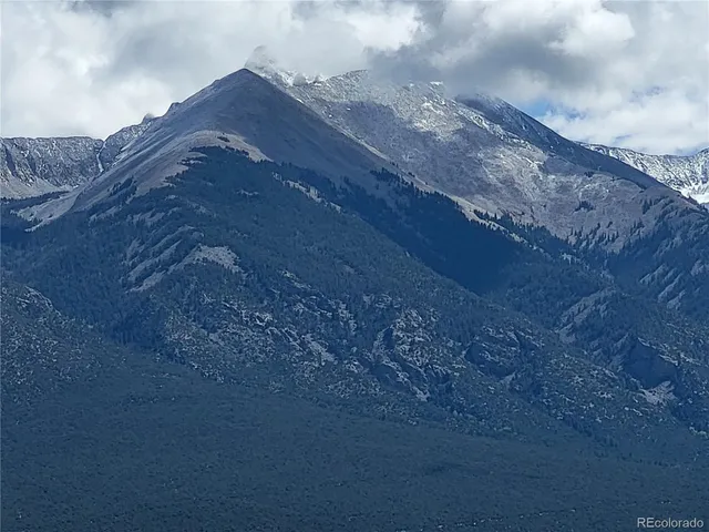 a view of mountains in the background