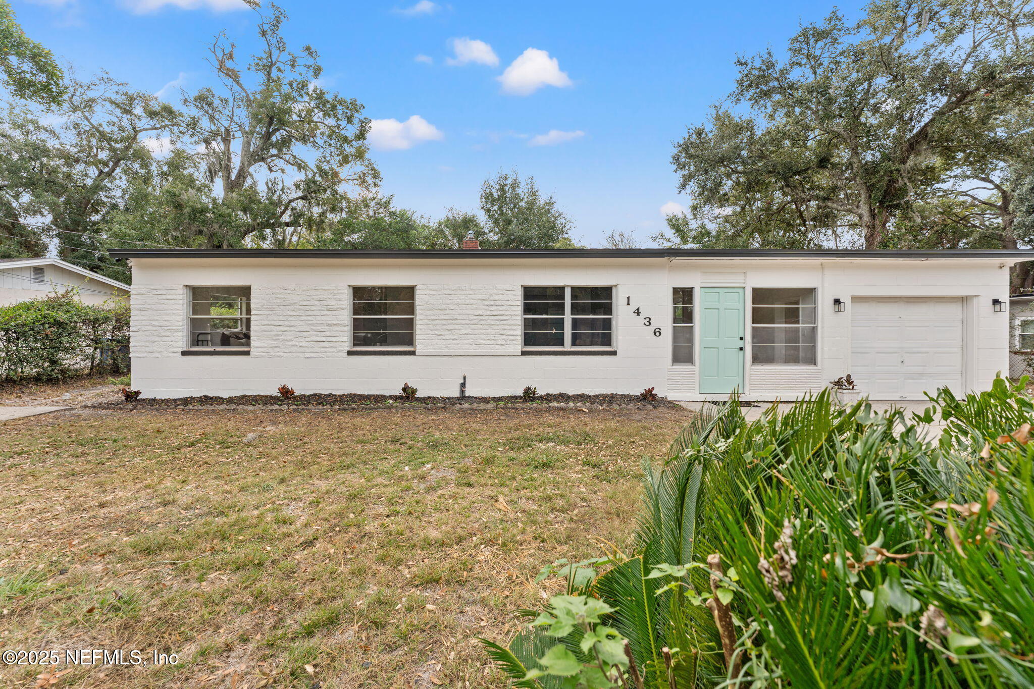 1436 Forest Hills Road Jacksonville, FL 32208 - Photo 25 of 27 a view of a backyard with plants and large trees