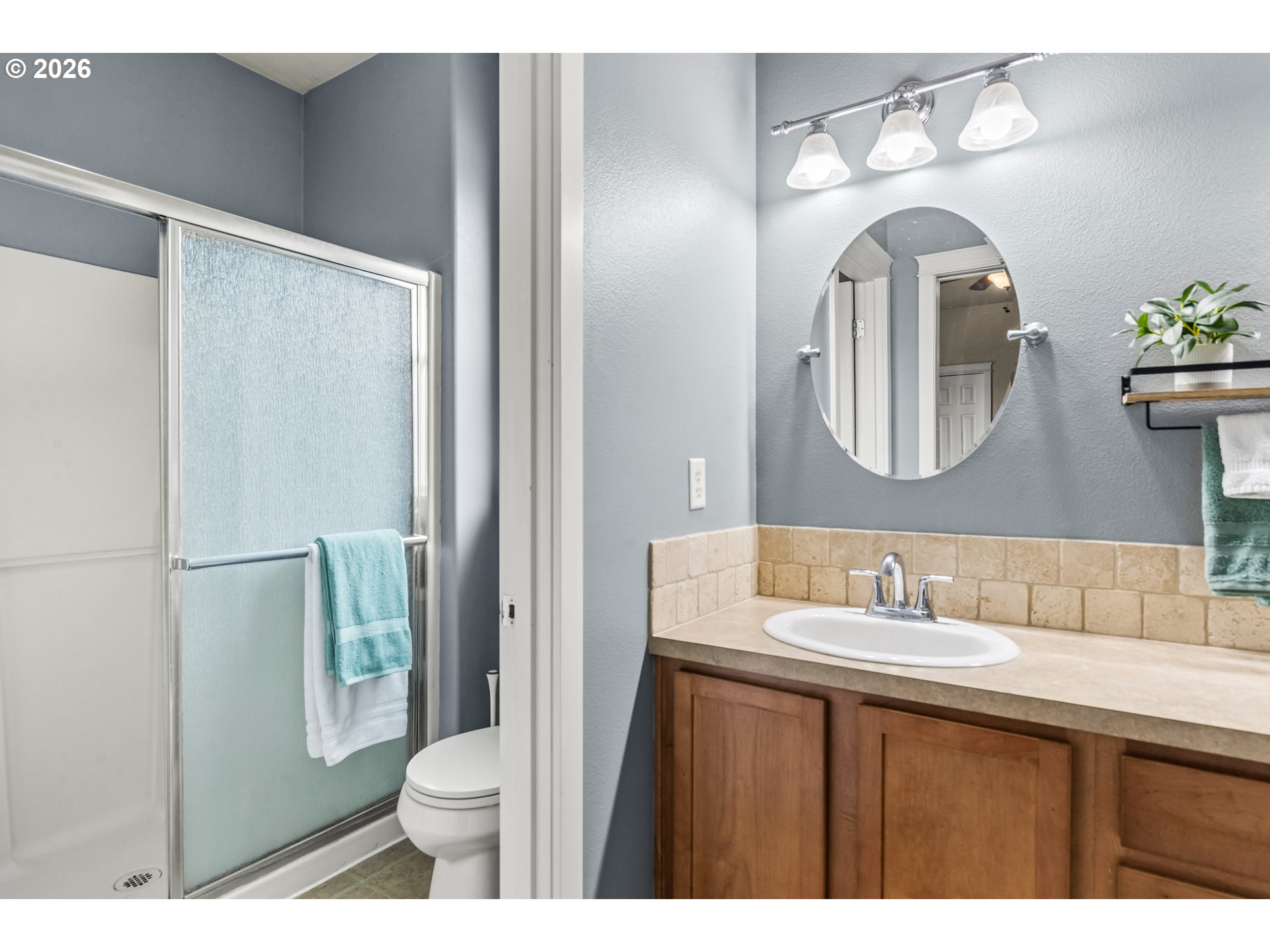77286 Joyce Way Echo, OR 97826 - Photo 22 of 41 a bathroom with a toilet sink and mirror