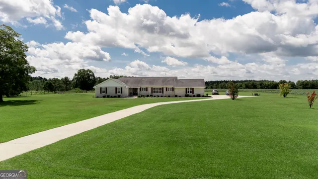a view of house with garden