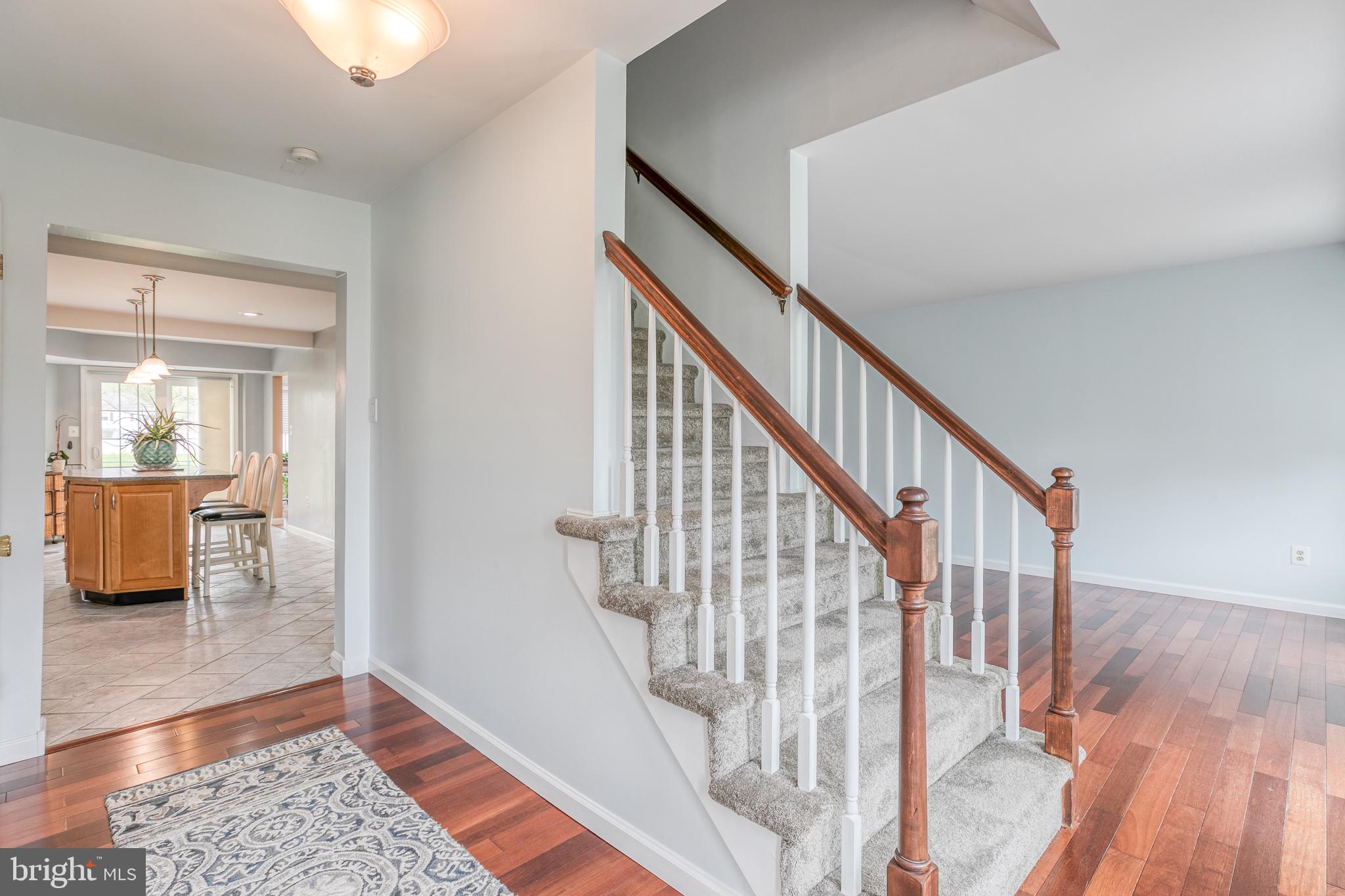 148 Flint Road Langhorne, PA 19047 - Photo 5 of 39 Foyer view into the Remodeled Eat in Kitchen