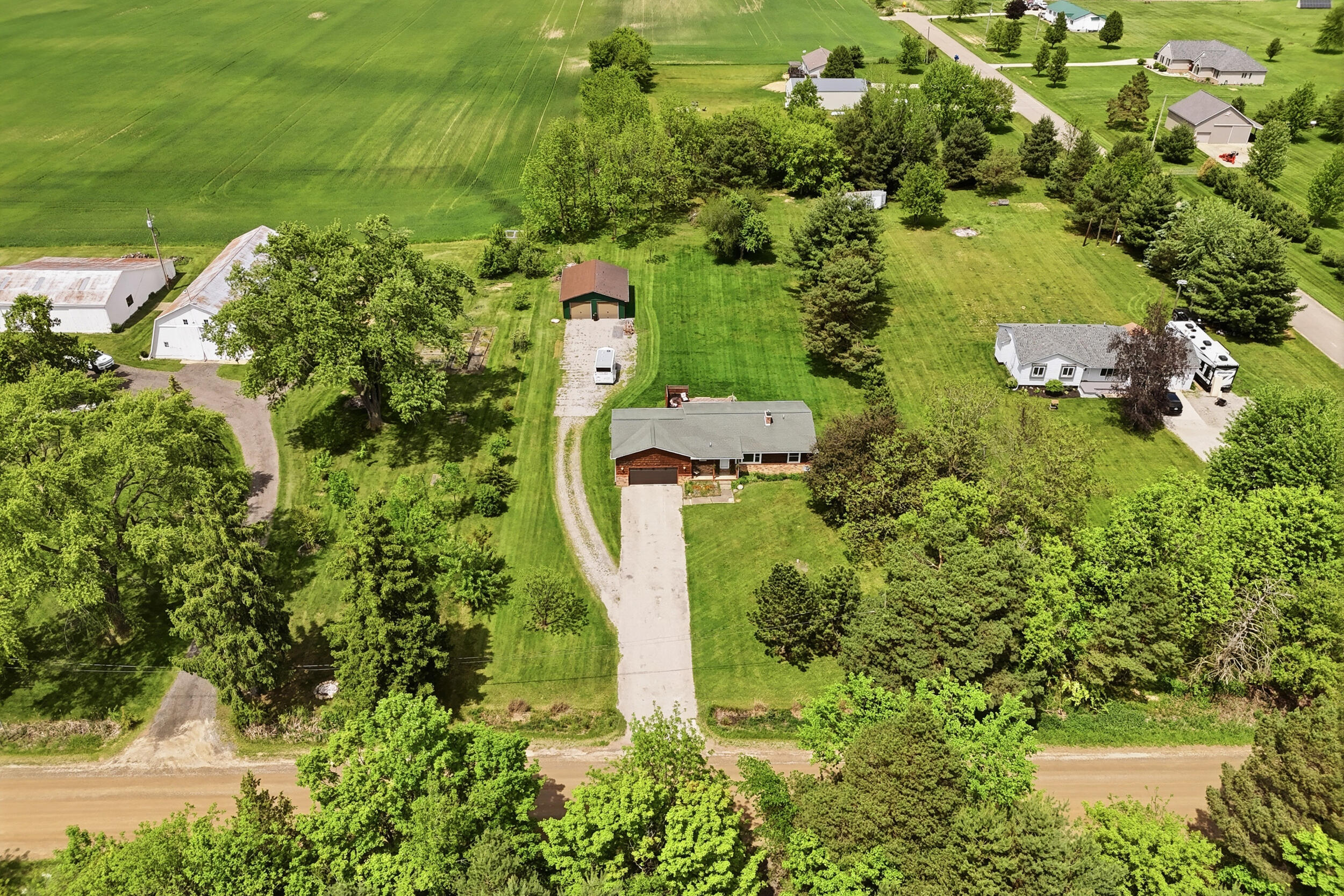 5430 Cook Road Swartz Creek, MI 48473 - Photo 4 of 39 Cook Rd Drone 1