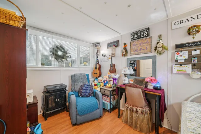 a view of front of house with a yard