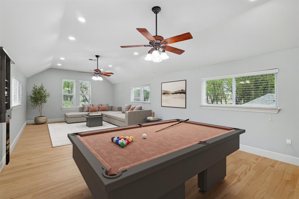 8517 Stallion Street Denton, TX 76208 - Photo 27 of 36 a living room with kitchen island furniture and a window