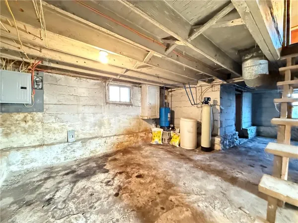 a view of water heater room