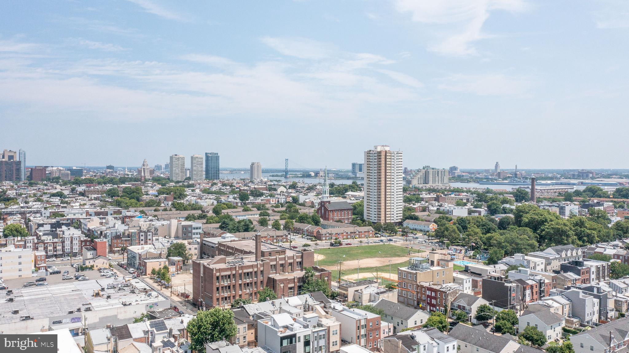 1307 South 6th Street Philadelphia, PA 19147 - Photo 18 of 30 a view of a city with tall buildings in the background